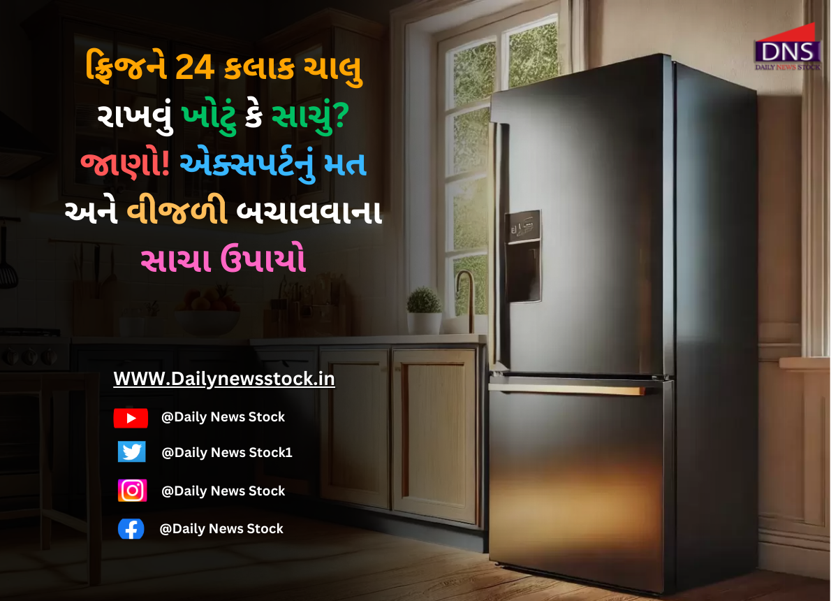 Technology : ફ્રિજને 24 કલાક ચાલુ રાખવું ખોટું કે સાચું? , જાણો! એક્સપર્ટનું મત અને વીજળી બચાવવાના સાચા ઉપાયો