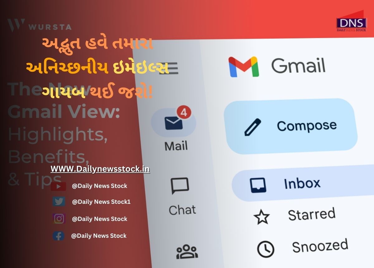 Gmail Inbox : અદ્ભુત હવે તમારા અનિચ્છનીય ઇમેઇલ્સ ગાયબ થઈ જશે!