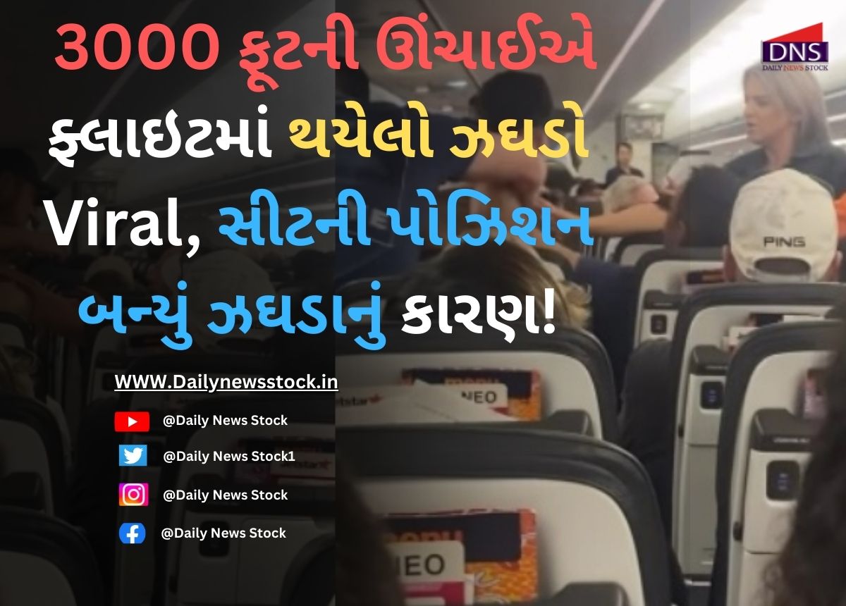 Flight : 3000 ફૂટની ઊંચાઈએ ફ્લાઇટમાં થયેલો ઝઘડો Viral, સીટની પોઝિશન બન્યું ઝઘડાનું કારણ!