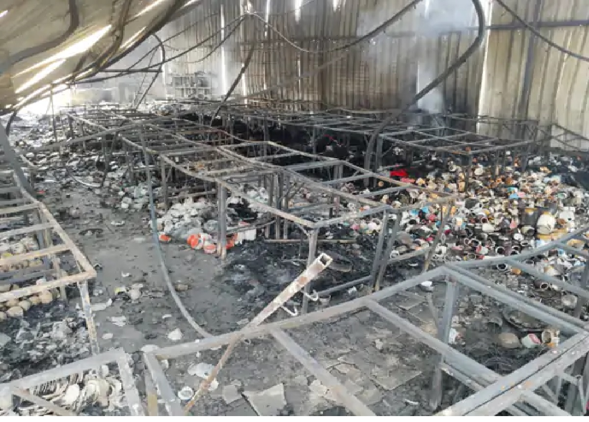 AAG : બુલેટ ટ્રેન પ્રોજેક્ટની લેબર કોલોનીમાં આગ લાગતા છ ઓરડી ખાખ