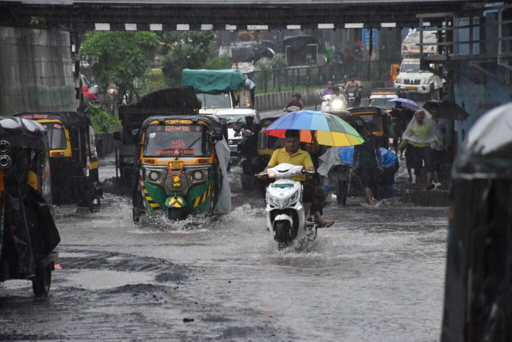 heavy rain daily news stock
