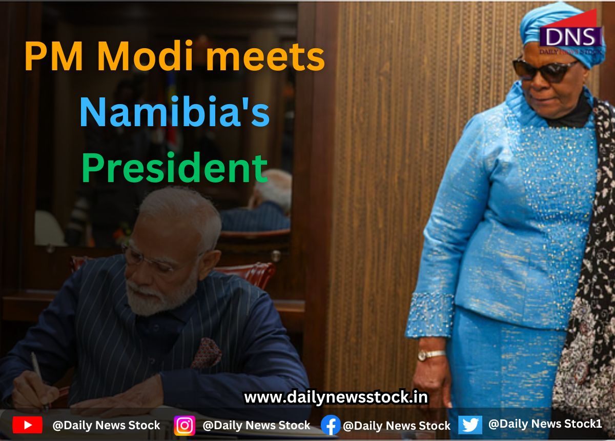 World : PM Modi meets Namibia's President